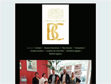 Tablet Screenshot of immobilierbc.com